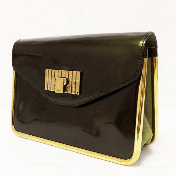 Chloe’ Sally Patent Leather Shoulder Bag - Picture 3 of 8